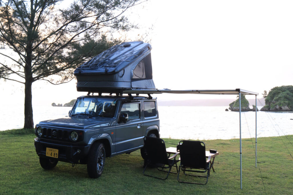 沖縄キャンプおすすめスポット屋我地ビーチキャンプ場画像